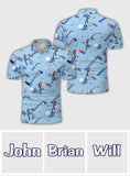 Funny Gift For Golf Dad, Husband.. - Personalized Golf Polo Shirt