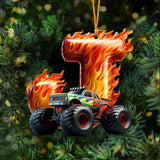 Strong Cars - Personalized Kid Ornament