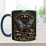 Stay Wild Moon Child - Personalized Hippie Accent Mug