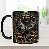 Stay Wild Moon Child - Personalized Hippie Accent Mug