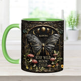 Stay Wild Moon Child - Personalized Hippie Accent Mug