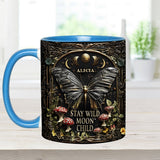 Stay Wild Moon Child - Personalized Hippie Accent Mug