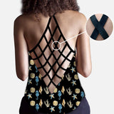 Salty Lil' Beach - Sea Lover Cross Tank Top