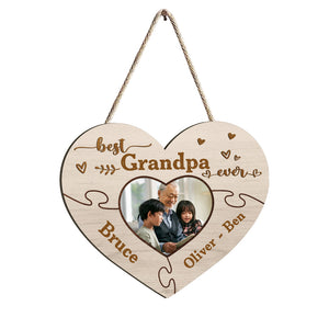 Best Nana Ever - Gift for grandma, grandpa, mom, dad, aunt, uncle, sister, brother - Personalized Wood Sign