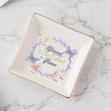 Blessed To Be Called Nana - Personalized Mother's Day Grandma Jewelry Dish