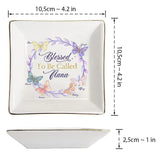 Blessed To Be Called Nana - Personalized Mother's Day Grandma Jewelry Dish