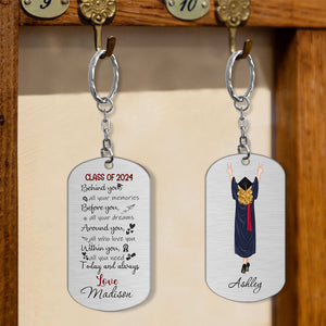 Class Of 2023 - Personalized Graduation Stainless Steel Keychain