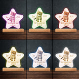 The Brightest Star In The Sky - Cat gift for who lose cat - Personalized Shaped Plaque Light Base