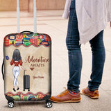 Adventure Awaits - Personalized Travelling Luggage Cover