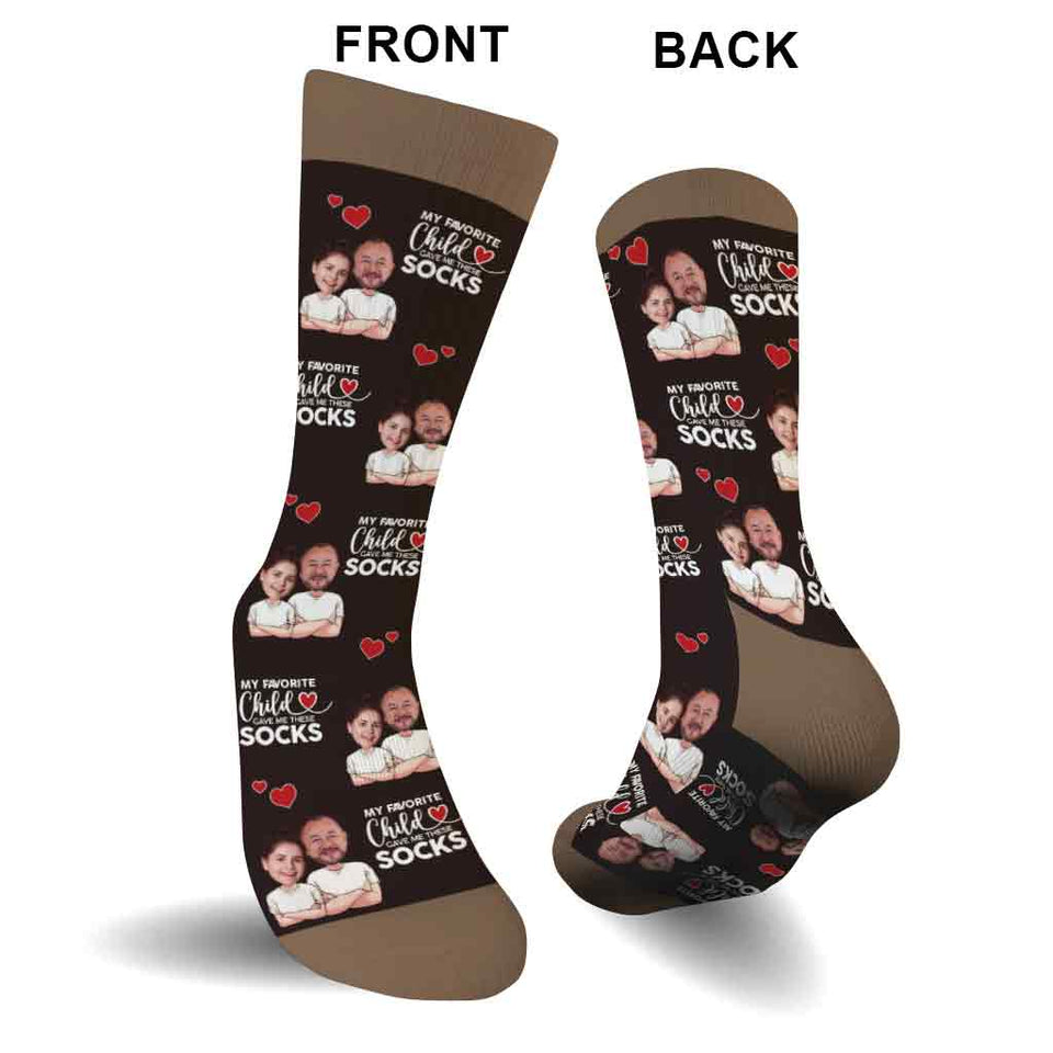 My Favorite Child - Personalized Father's Day Father Socks