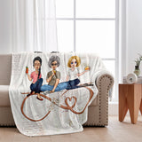 We Love You Infinitely And Beyond - Personalized Mother's Day Mother Blanket