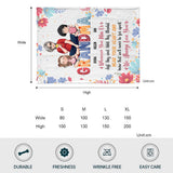 Whenever You Miss Us - Personalized Mother's Day Grandma Blanket