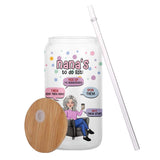 Nana's To Do List - Personalized Grandma Can Glass