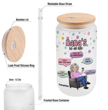 Nana's To Do List - Personalized Grandma Can Glass