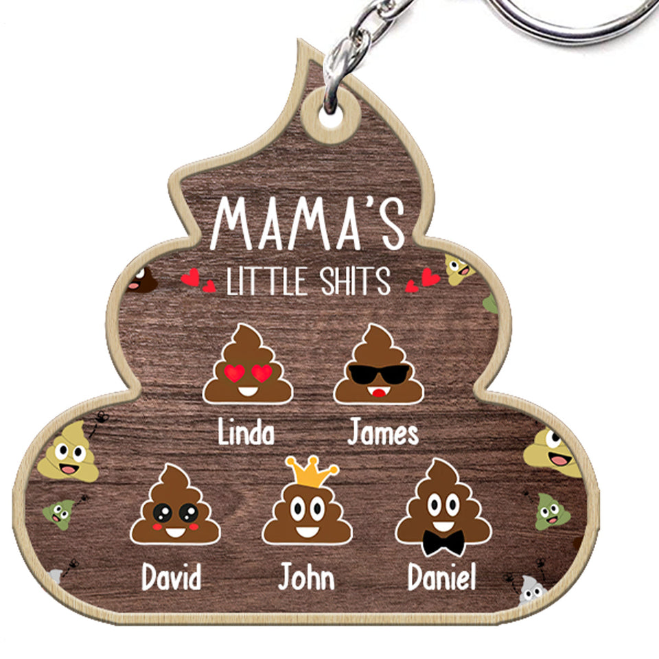 ĐBTG -Nana Lil's Shite - Gift for grandma, mom, dad, grandpa - Personalized Keychain
