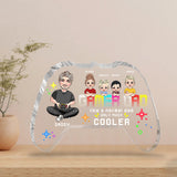 Gamer Dad - Personalized Video Game Custom Shaped Acrylic Plaque