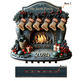 Hanging Stocking - Personalized Family 1 Layered Big Freestanding