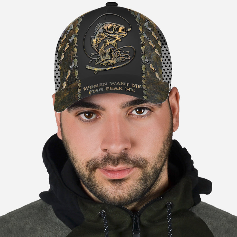 Fish Fear Me - Personalized Fishing Classic Cap