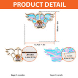 Hologram Angel - Personalized Dog Suncatcher