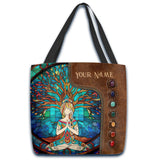 Namaste Green - Personalized Yoga Tote Bag