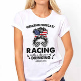 Weekend Forecast  - Racing T-shirt And Hoodie 082021