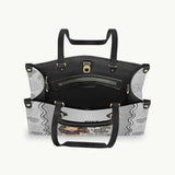 Just A Girl - Personalized Travelling Leather Handbag & Luggage Cover