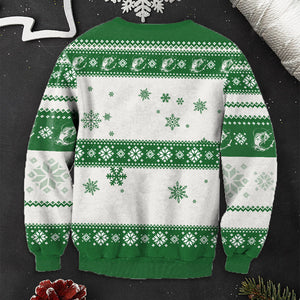 Merry Fishmas - Personalized Fishing Ugly Sweater