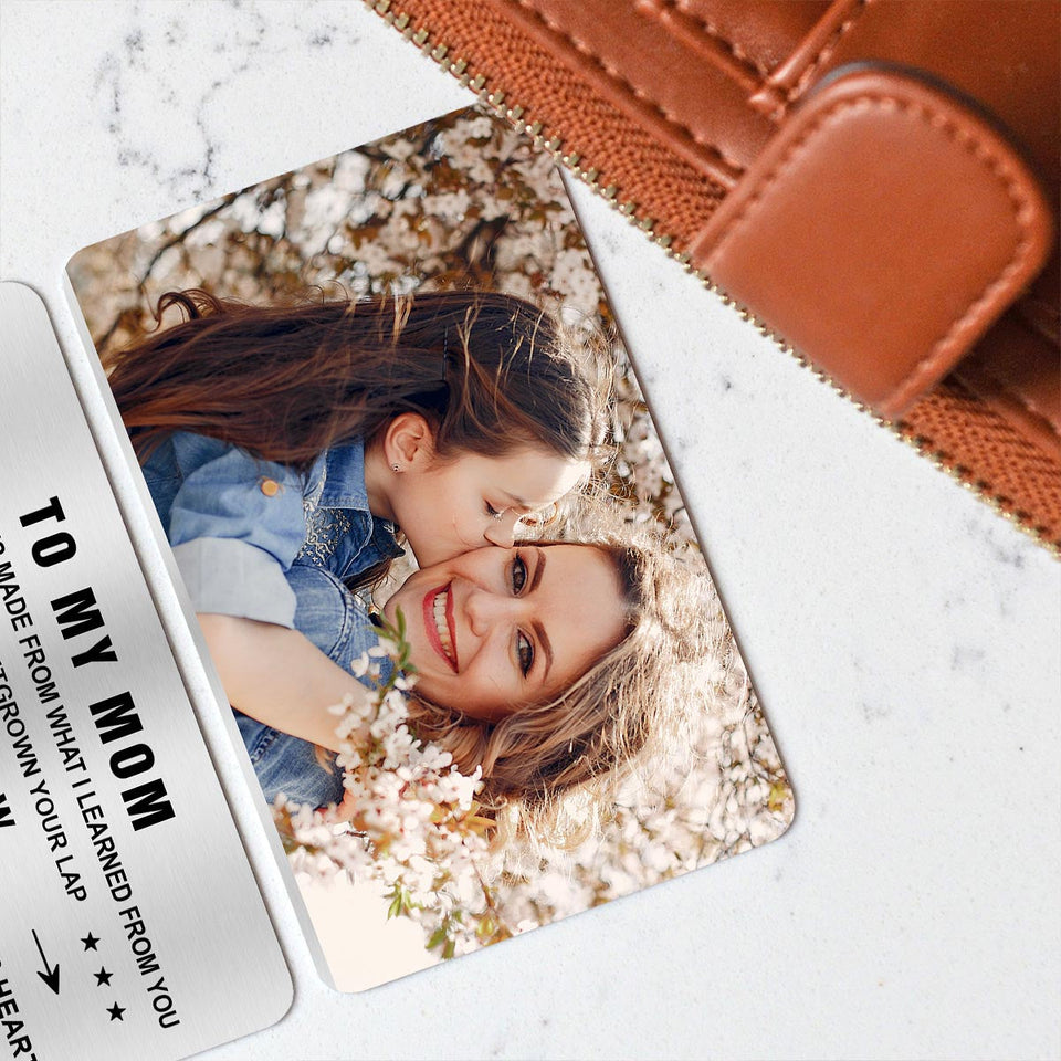 To My Dad - Gift for dad, grandma, grandpa, mom, uncle, aunt - Personalized Wallet Insert Card