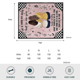Life Is Tough - Personalized Sibling Blanket