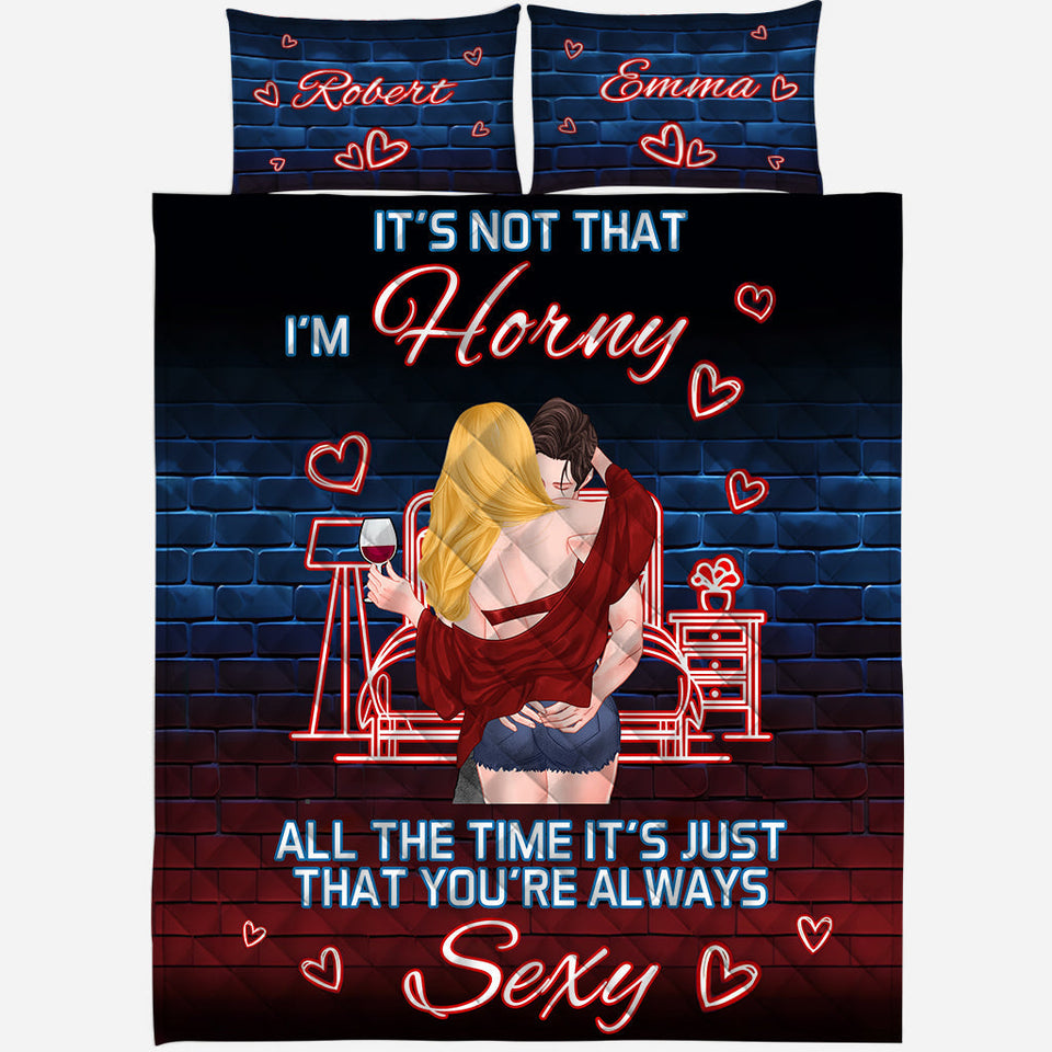 Because I Love You - Personalized Couple Quilt Set