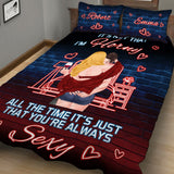Because I Love You - Personalized Couple Quilt Set