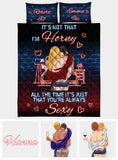 Because I Love You - Personalized Couple Quilt Set