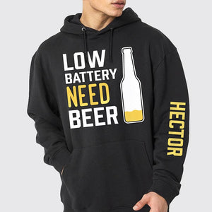 Low Battery Need Beer - Personalized Beer All Over Shirt