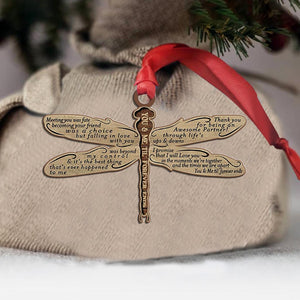 You & Me Til' Forever Ends - Christmas Couple Ornament (Printed On Both Sides)