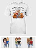 Hubby And Wifey - Personalized Christmas Couple T-shirt and Hoodie
