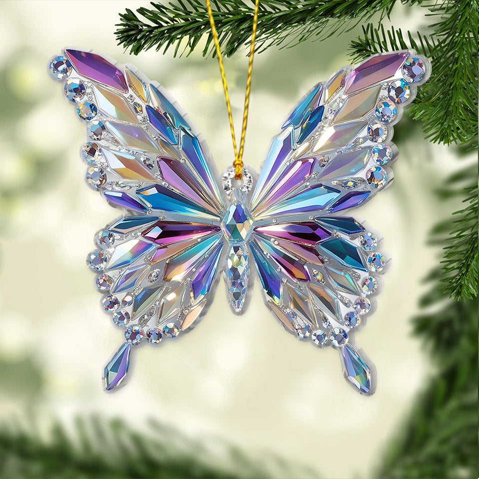 Stunning Butterfly - Personalized Butterfly Ornament