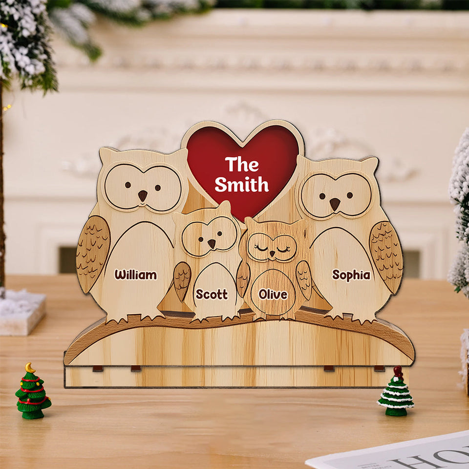 Happy Family - Personalized Family 1 Layered Big Freestanding