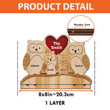 Happy Family - Personalized Family 1 Layered Big Freestanding