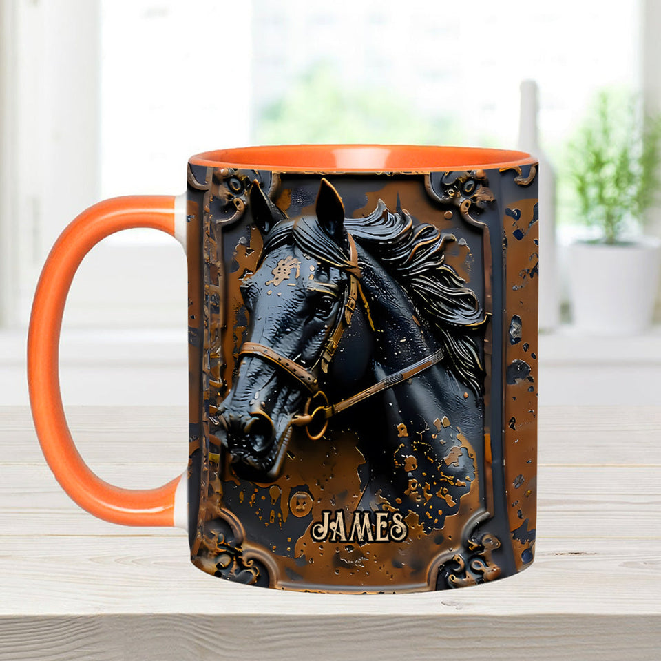 Beautiful Horse - Personalized Horse Accent Mug