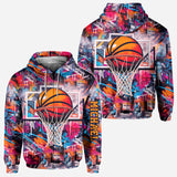 Cool Basketball Design - Personalized Basketball All Over Shirt