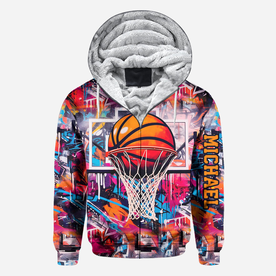 Cool Basketball Design - Personalized Basketball All Over Shirt