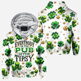 Everybody In The Pub Gettin' Tispy - Saint Patrick's Day All Over Shirt