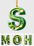 Golf Letter - Personalized Golf Ornament