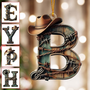 Strong Cowboy - Personalized Ornament