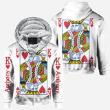 King And Queen Of Love - Personalized Couple All Over Shirt