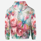 Love Butterflies - Personalized Butterfly Hoodie and Leggings