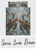 Love Turtles - Personalized Turtle Quilt Set