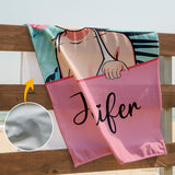 Beach Lover - Personalized Sea Lover Beach Towel