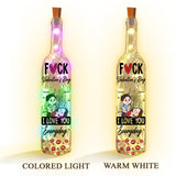 I Love You - Personalized Couple Wine Bottle Lamp