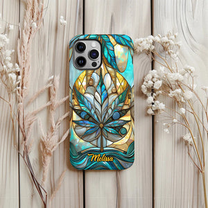 Stunning Leaf - Personalized Weed Full Print Phone Case